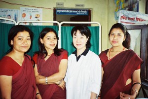 ネパール　看護学生（主婦が多い）