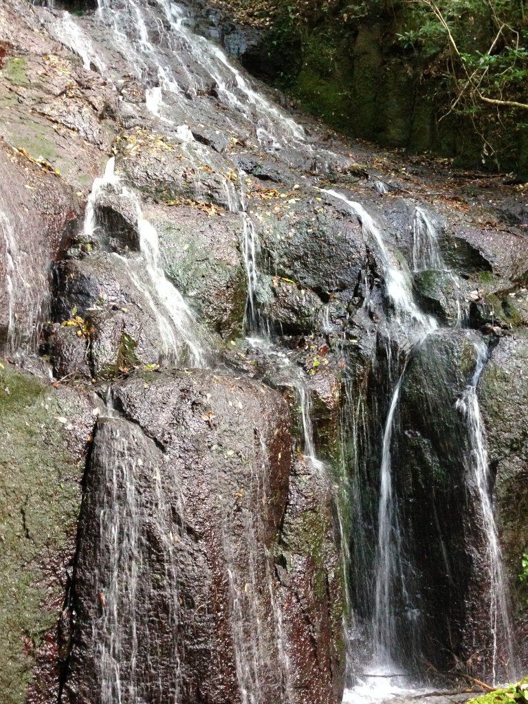 杖立歌碑白糸の滝